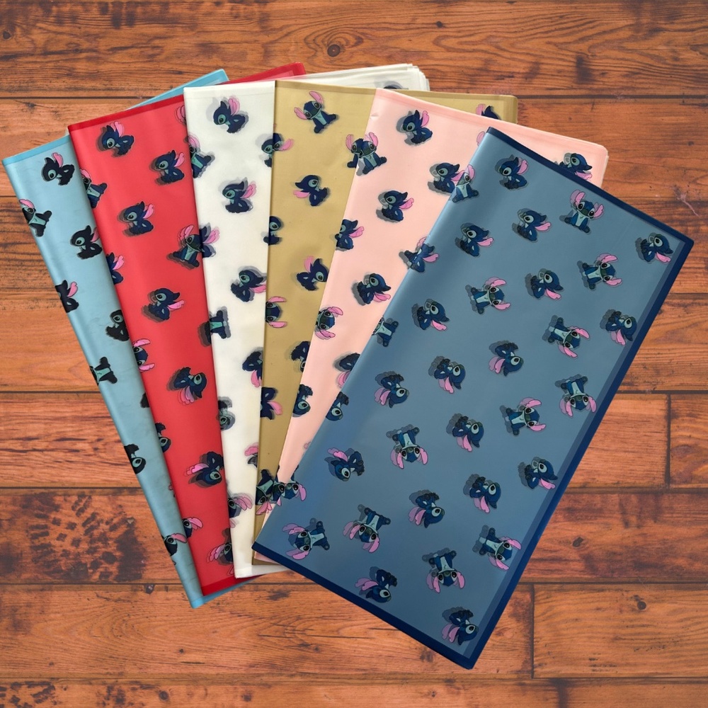 Stitch Transparent Korean Wrapping Paper Waterproof 20 Sheets -Same Day Shipping